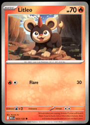 Litleo 023/132 Common Mega Evolution Pokémon
