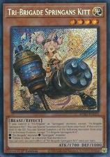  Tri-brigade Springans Kitt 1st Edition Secret Rare Brpo-en025 Yugioh