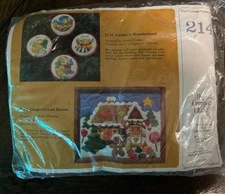 The Creative Circle 2141 Natures Wonderland Needlepoint Kit 1982 Christmas New