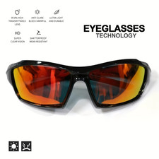 Sports Polarized Sunglasses Men Cycling Driving Fishing Mirror Shades C5