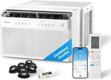 Midea 10,000 BTU U Shaped Smart Inverter Window Air Conditioner - Cools 450 Sq F