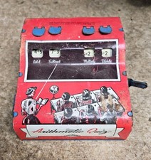 1950  s Vintage WOLVERINE ARITHMETIC MATH QUIZ MACHINE Learning Toy - PITTSBURGH