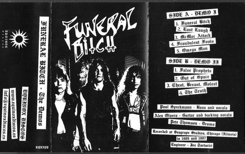 Funeral Bitch ( Master ) The Demos Tape Reissue New Death Deicide Morbid Angel - Foto 3 di 4