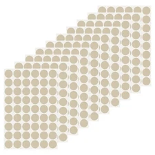 540 Pcs Dia. 21mm/0.8" Hole Cover Stickers, Gray Wood
