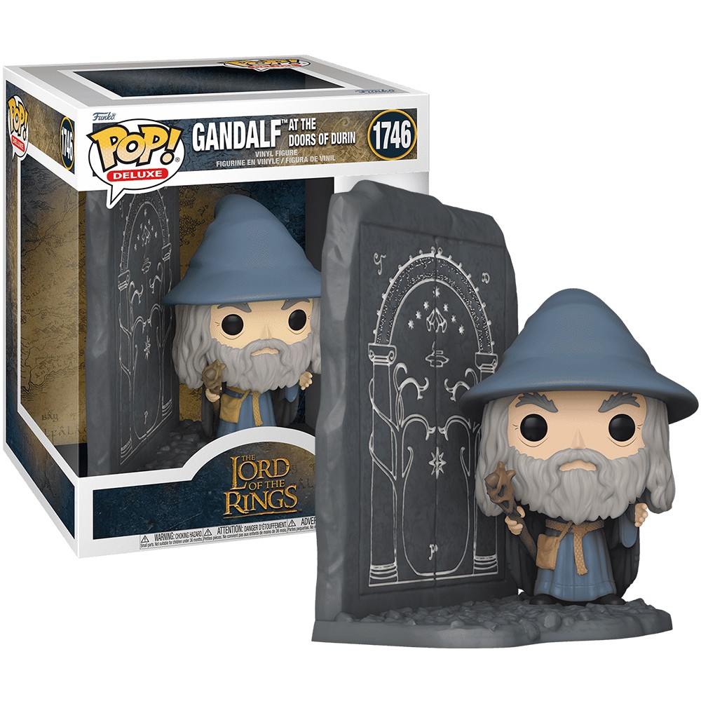 Funko POP! Deluxe LOTR Gandalf at The Doors of Durin 1746 Figure Collectible