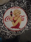 VINTAGE 1953 COCA COLA PORCELAIN SIGN SODA POP ADVERTISING MARILYN MONROE WOMAN