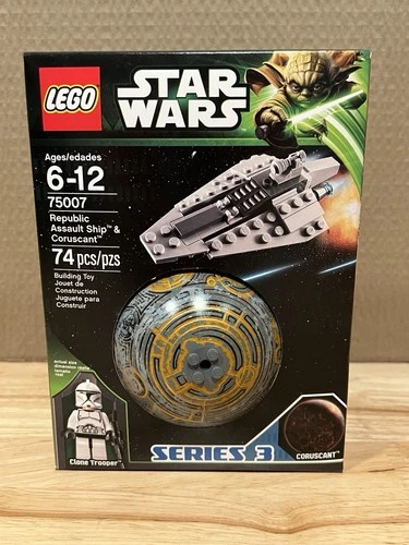 LEGO Star Wars: Republic Assault Ship & Planet Coruscant (75007), NISB