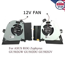 NEW CPU&GPU Cooling Fan For ASUS ROG Zephyrus GU502GW GU502DU GU502GV 12V 1A