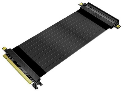 AKASA - Riser Black X2 PCI-Express 3.0 x16 Riser Cable, 200mm