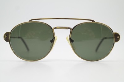 Vintage Sonnenbrille Free Style 735 Messing Oval sunglasses Brille