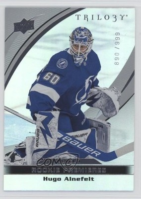 2021 Upper Deck Extended Series Trilogy Rookies /999 Common Hugo Alnefelt 17p7