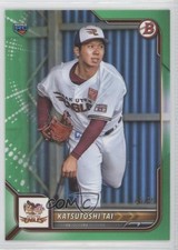 2022 Bowman NPB Nippon Professional Baseball Green 46/99 Katsutoshi Tai #116 1u6