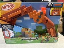 NERF Minecraft N1 Dart Firing Bow 8 Darts Brand New Factory Sealed