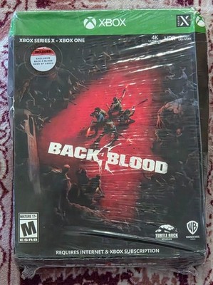 Back 4 Blood Xbox Series X One Box Set w/Exclusive Deck of Cards New Sealed