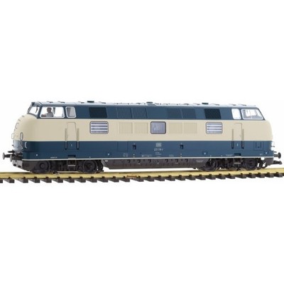 Piko 37463 G Diesellok BR 221 blau beige, DB, Ep. IV, DC-Sound G + Neu