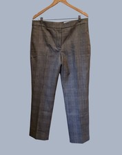 Alexander McQueen Herringbone Wool Slacks Dressy Trousers Office Pants 46 US10