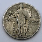 1929-D Standing Liberty Quarter 90% Silver Philadelphia mint USA