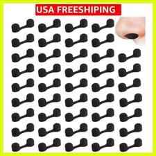 100 Pieces Nose Plug Filter Disposable Nose Dust Filters Bulk Sponge Nostril ...