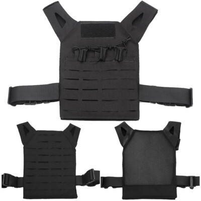 ULIONTAC Tactical Vest JPC Lightweight Vest Adjustable Molle Tactical Airsoft Plate Carriers Military Vest For Fishing Camping Hiking Khaki