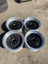 15 Vintage Wheels Rims Alloy Mag American Racing Black Mesh 92 192 Enkie