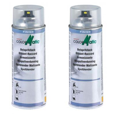 2 x Colormatic Beispritzlack 400 ml 114229 Spot Repair Verblender Verdünnung