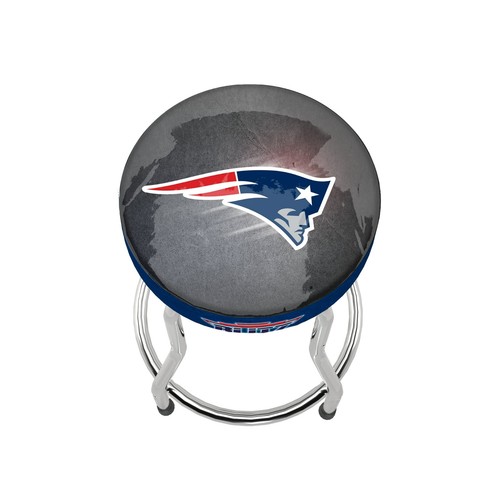 NFL Team Logo Bar Stool Adjustable Swivel Seat High Back Chair Blitz Football - Picture 247 of 247