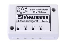 Viessmann 5042 - N Vierfach-Blinkelektronik - Neu