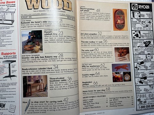 Wood Magazine Lot of 3 Issues no. 42/43+44 1991 Better Homes Gardens - Picture 7 of 7