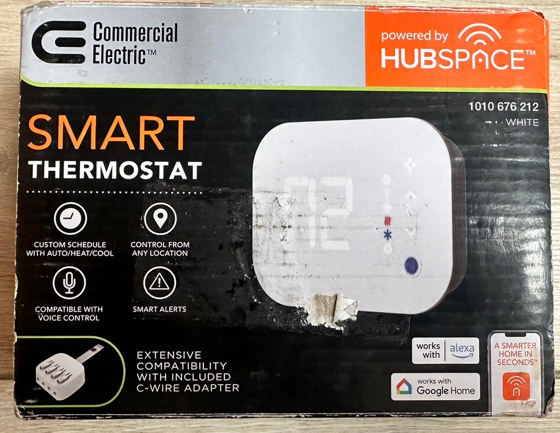 Commercial Electric Wi-Fi and Bluetooth Enabled Smart Programmable Thermostat