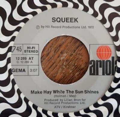 Single Schallplatte Squeek   Make Hay While The Sun Shines