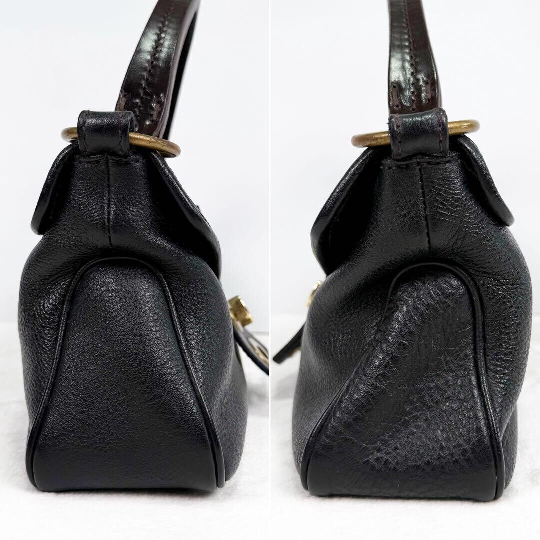 Miu Miu Archive Vintage Shoulder Bag Handbag Leather Black Miu Miu Archive Vintage Shoulder Bag Handbag Leather Black