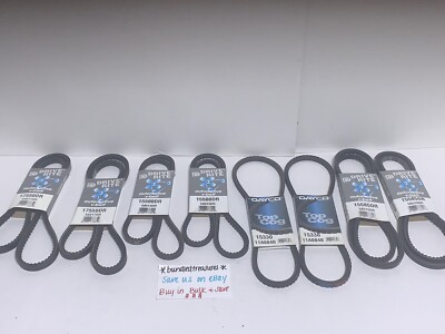 8) Dayco - Drive Rite - Assorted Drive Belts 17550DR 15500DR 15330 15585DR