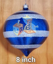 Handmade Hanukkah Large Ornament 8 inch