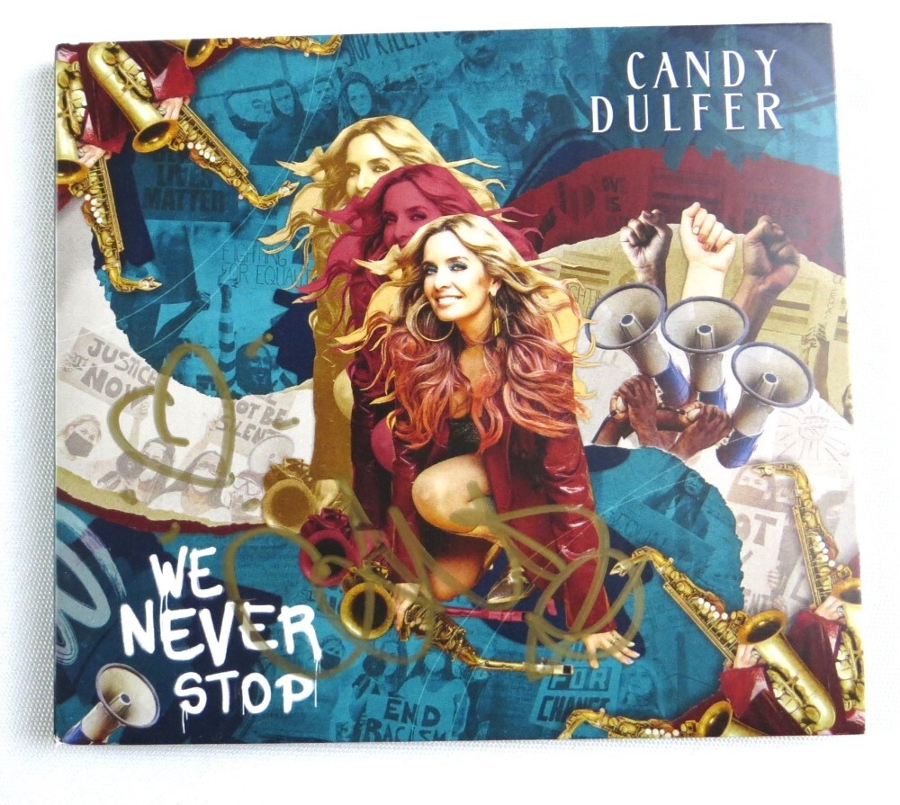 Candy Dulfer Signed Autographed CD Cover We Never Stop Beckett COA | eBay