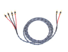 Sinusline Lautsprecherkabel - 2 x 3 Meter - bi-wiring - Gold Edition