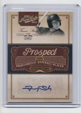 2011 Playoff Prime Cuts Prospect Signatures  #TS Trevor Story Auto Gold 09/49