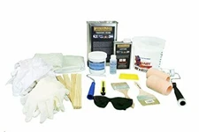 Fiberglass Repair Kit - 1 Gallon Resin & 8 Yards of Fiberglass Plus Supplies