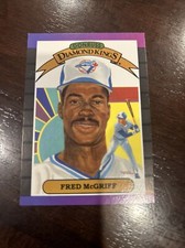Fred McGriff 1988 Donruss Diamond Kings #16 Blue Jays