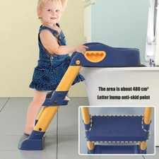 Toilet Ladder Folding Children's Potty Training Toilet Baby Seat Urinal Chair.