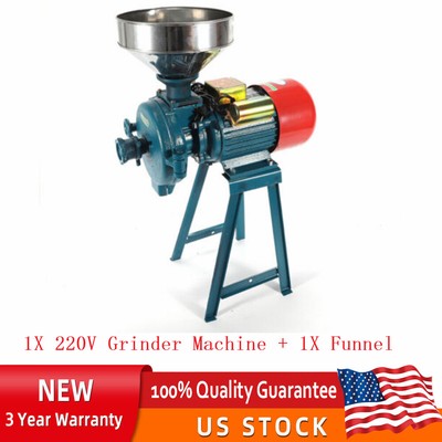 1500W Electric Grinder Flour Mills Rice Coffee Grain Corn Wheat Milling Machine