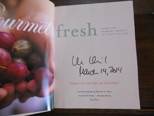 GOURMET'S FRESH: From Farmers Market to Your Kitchen, SIGNED, 1999 1st/1st HCDJ - Picture 3 of 6