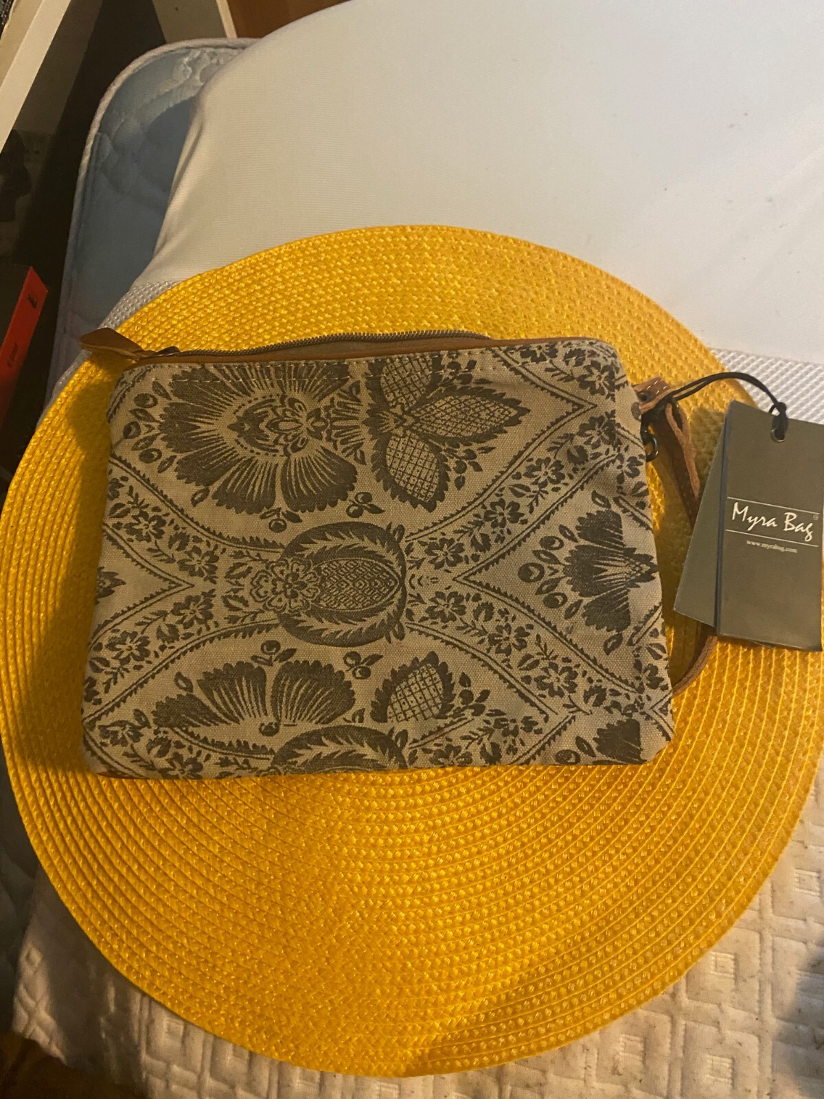 Myra Bag Leaf Print Canvas Bag eBay