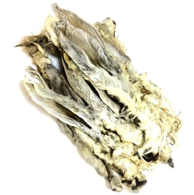 MALTBYS' STORES 1904 LIMITED RABBIT EARS WITH FUR 1KG NATURAL DOG TREATS CHEW WITH HAIR Maltbys' Stores Ltd