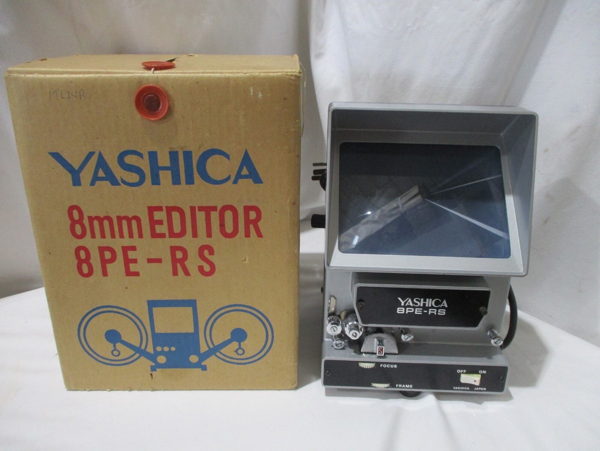 Vintage Yashica 8mm Film Editor 8PE-RS in Original Box Working