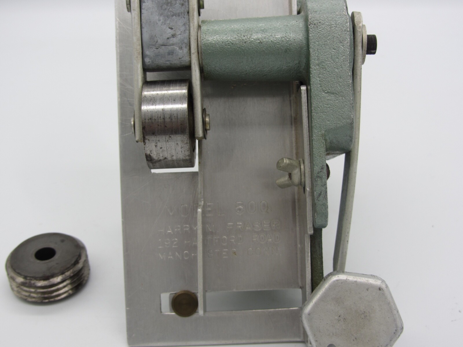 Harry M Fraser Model 500 Cloth Cutting Machine Fabric Cutter #4 Wheel ...