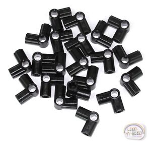 Type number 5 Lego 10 x Technic Axle /& Pin Angle Connector Black #5