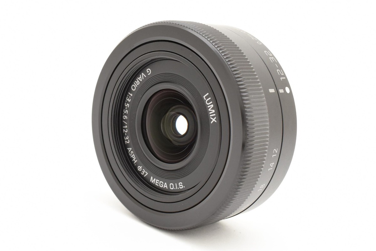 美品★LUMIX G VARIO 12-32★Panasonic★ブラック Lumix G Vario 12-32mm f/3.5-5.6 MEGA Black Lens H-FS12032
