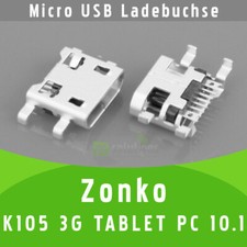 ✅ Zonko K105 3G Tablet PC 10.1 Micro USB DC Femmina Presa di Ricarica Presa di Alimentazione Porta