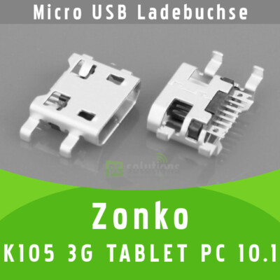   Zonko K105 3G Tablet PC 10.1 Micro USB DC Buchse Ladebuchse Strombuchse Port