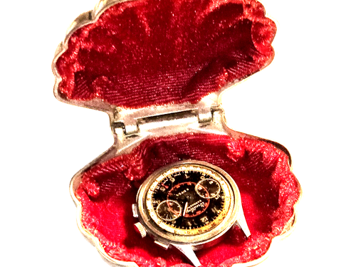 Vintage 1940s Antique Breitling Cronomatt Chronograph Original Dial Ref. 769